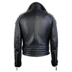 Gregory Black Leather Studded Jacket