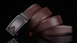 Luxury Leather Belt Brown