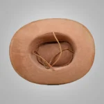 New Men Handmade Western Cowboy Leather Hat Brown