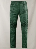 Outlaw Burnt Wine Leather Pants