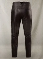 Soft Dark Jim Morrison Leather Pants