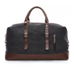 Vintage Duffle Black Bag