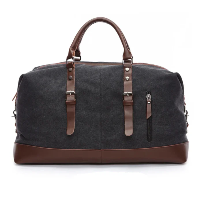 Vintage Duffle Black Bag