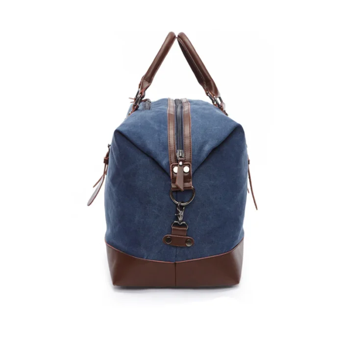 Vintage Duffle Blue Bag