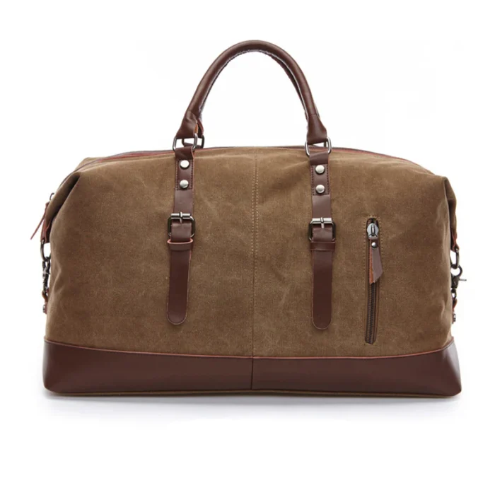 Vintage Duffle Brown Bag